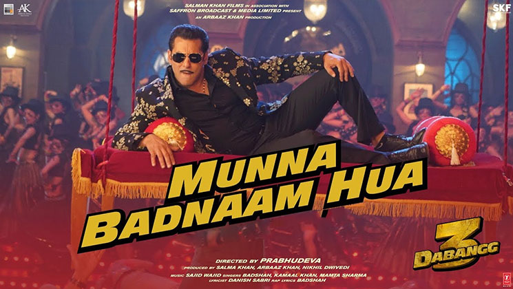 Munna Badnaam Hua Dabangg 3 worldwide launch