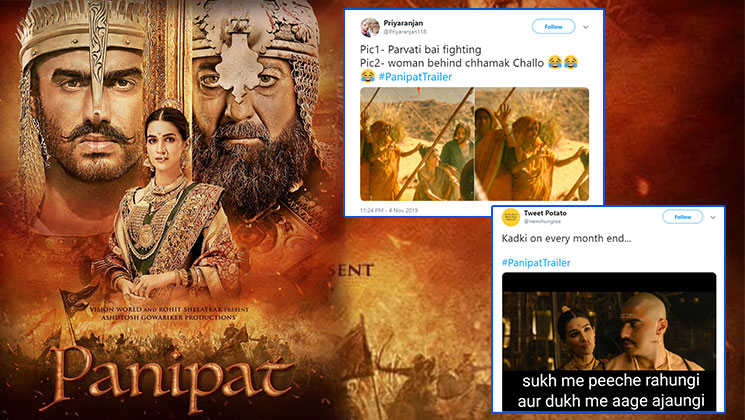 Arjun Kapoor starrer Panipat spikes a hilarious meme fest on Twitter