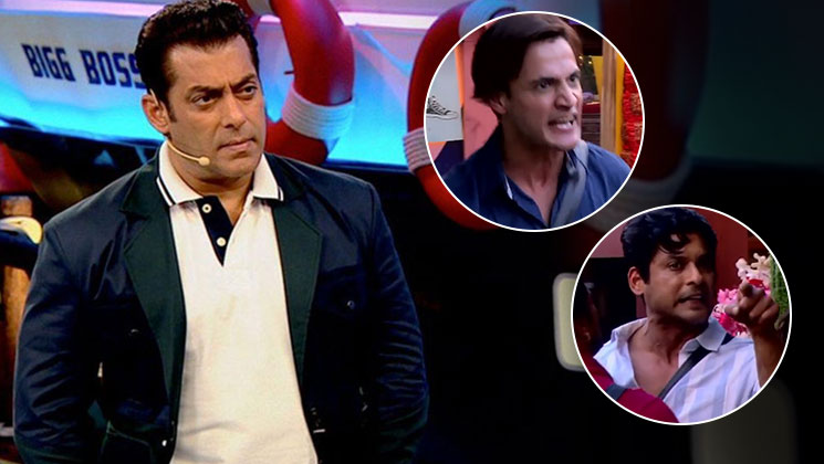 Salman Khan, Sidharth Shukla, Asim Riaz, Bigg Boss 13
