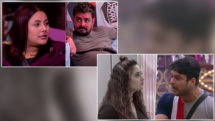 Sidharth Shukla, Rashami Desai, Shehnaaz Gill and Hindustanu Bhau-Bigg Boss 13