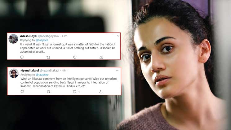 ayodhya verdict netizens slam taapsee pannu