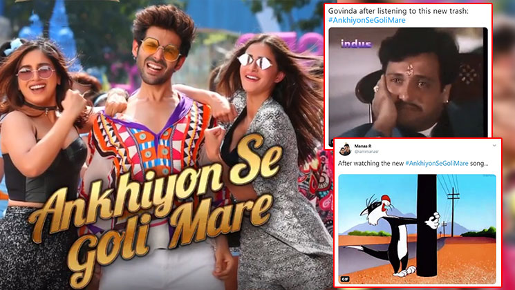 ankhiyon se goli mare song memes pati patni aur woh
