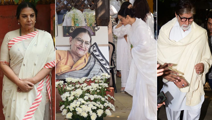 Shaukat Kaifi funeral pics