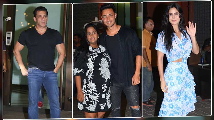 Aayush Sharma, Arpita Khan, Katrina Kaif, Salman Khan