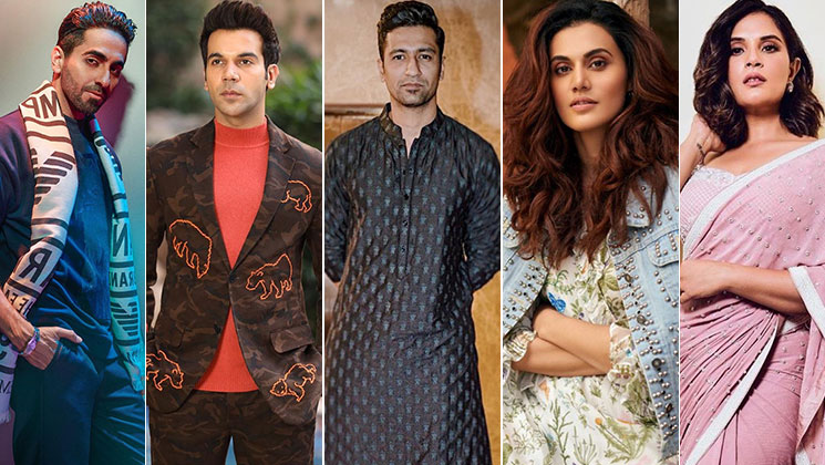 Ayushmann Khurrana, Rajkummar Rao, Vicky Kaushal, Taapsee Pannu, Richa Chadha, Pankaj Tripathi