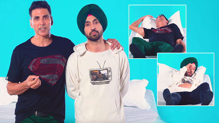 good newwz akshay kumar diljit dosanjh labour pain test