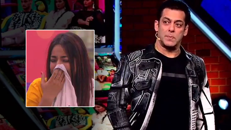 bigg boss 13 shehnaaz gill breaksdown salman khan eviction