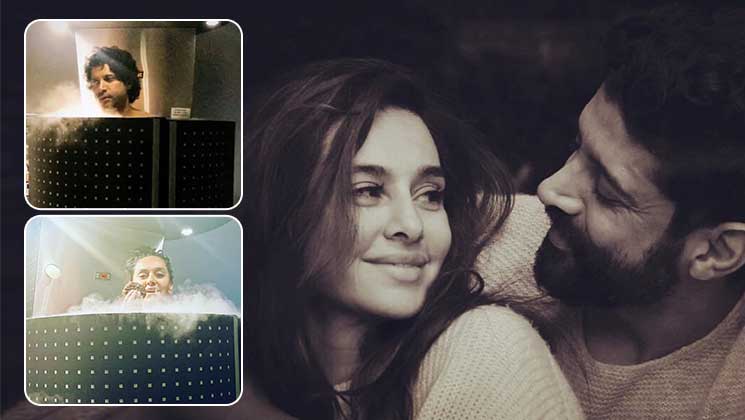 Farhan Akhtar Shibani Dandekar cryotherapy treatment