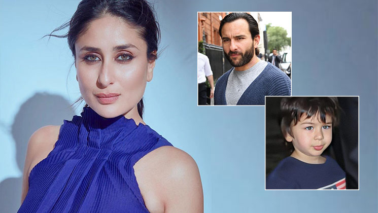 Kareena Kapoor, Taimur Ali Khan and Saif Ali Khan