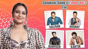 Sonakshi Sinha writes Tinder bio's for Kartik Aaryan, Ranveer Singh, Akshay Kumar & Salman Khan