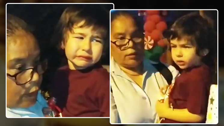 Taimur Ali Khan Crying-Video