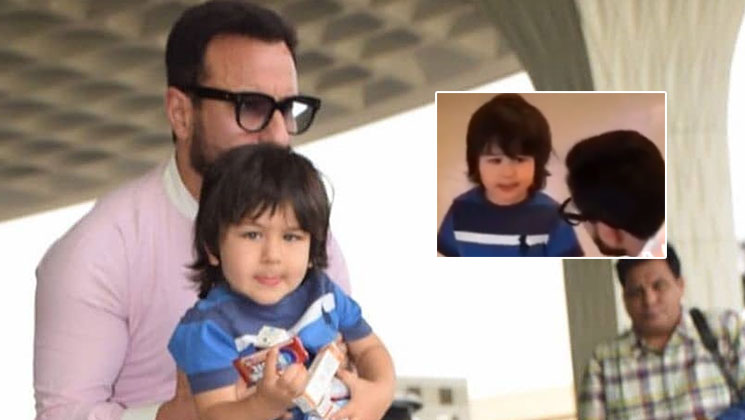 Taimur Ali Khan Crying Saif Ali Khan