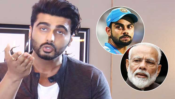 Arjun Kapoor, Virat Kohli, Narendra Modi