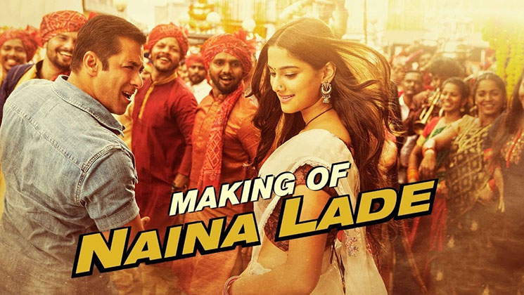 dabangg 3 naina lade bts video