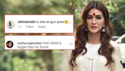 Netizens troll Kriti Sanon for sporting a big red bindi; Trolls say, 'Her bindi is bigger than my future'