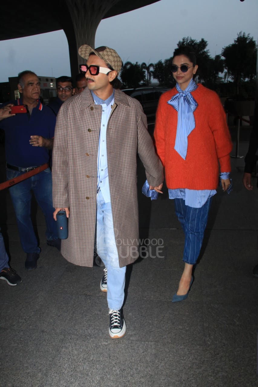 Ranveer Singh Deepika Padukone Airport
