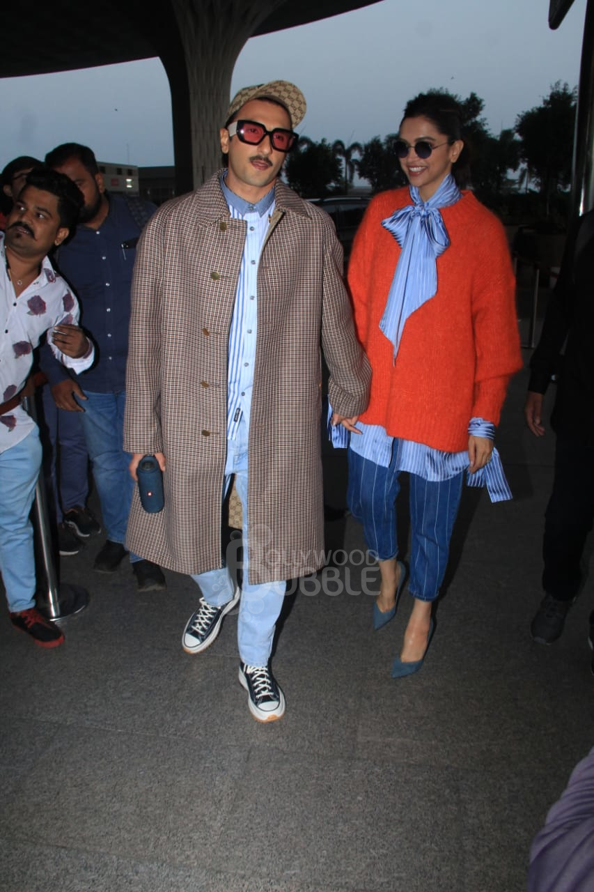 Ranveer Singh Deepika Padukone Airport