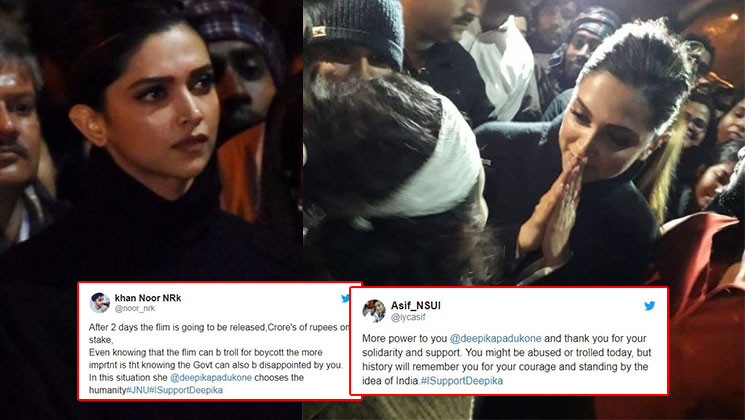 Deepika Padukone JNU protest