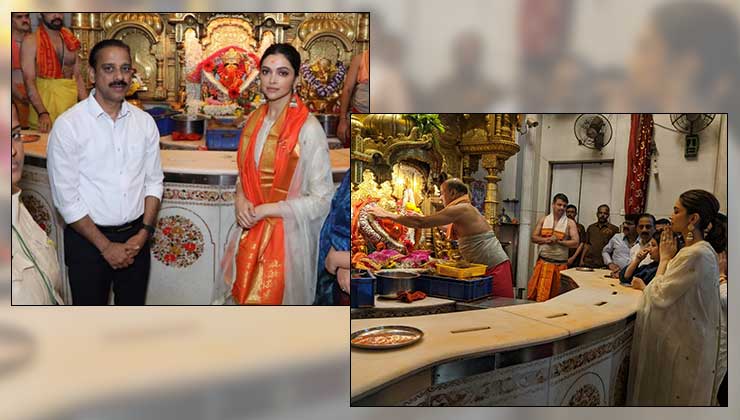 Deepika Padukone Siddhivinayak Temple Chhapaak