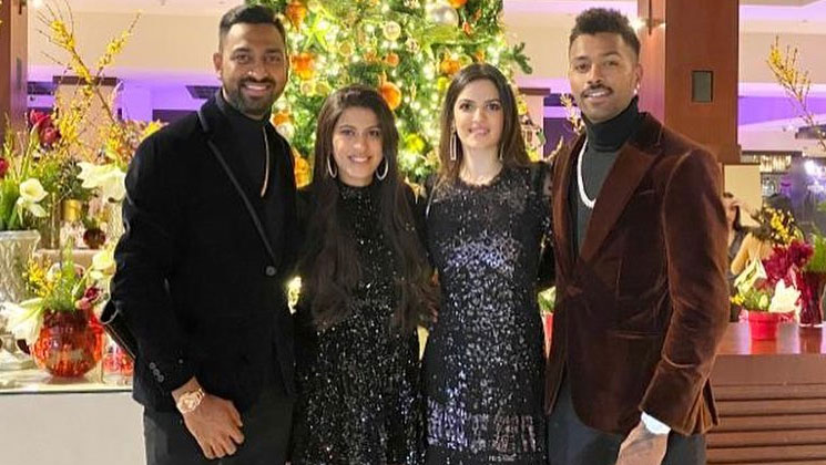 Hardik Pandya Krunal Natasa Stankovic