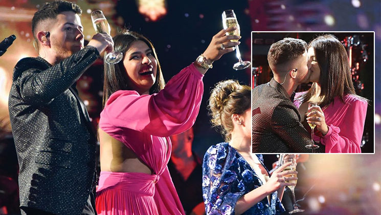 Priyanka Chopra Nick Jonas kiss