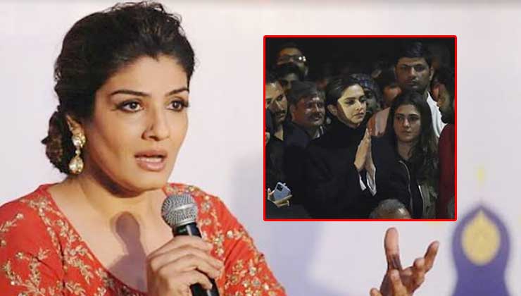 Raveena Tandon-JNU Protest
