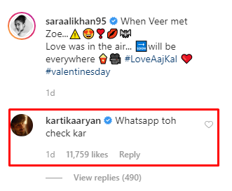 Sara Ali Khan, Kartik Aaryan