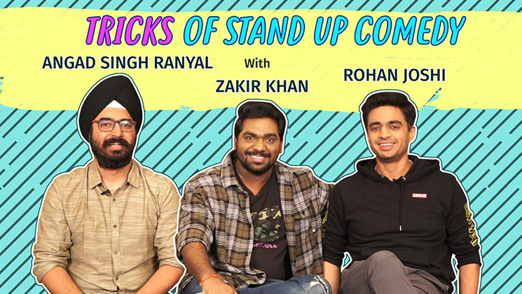 Zakir Khan, Rohan Joshi and Angad Singh Ranyal
