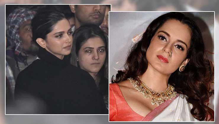 Kangana Ranaut Deepika Padukone JNU visit