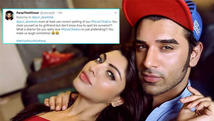 bigg boss 13 paras akanksha puri trolled