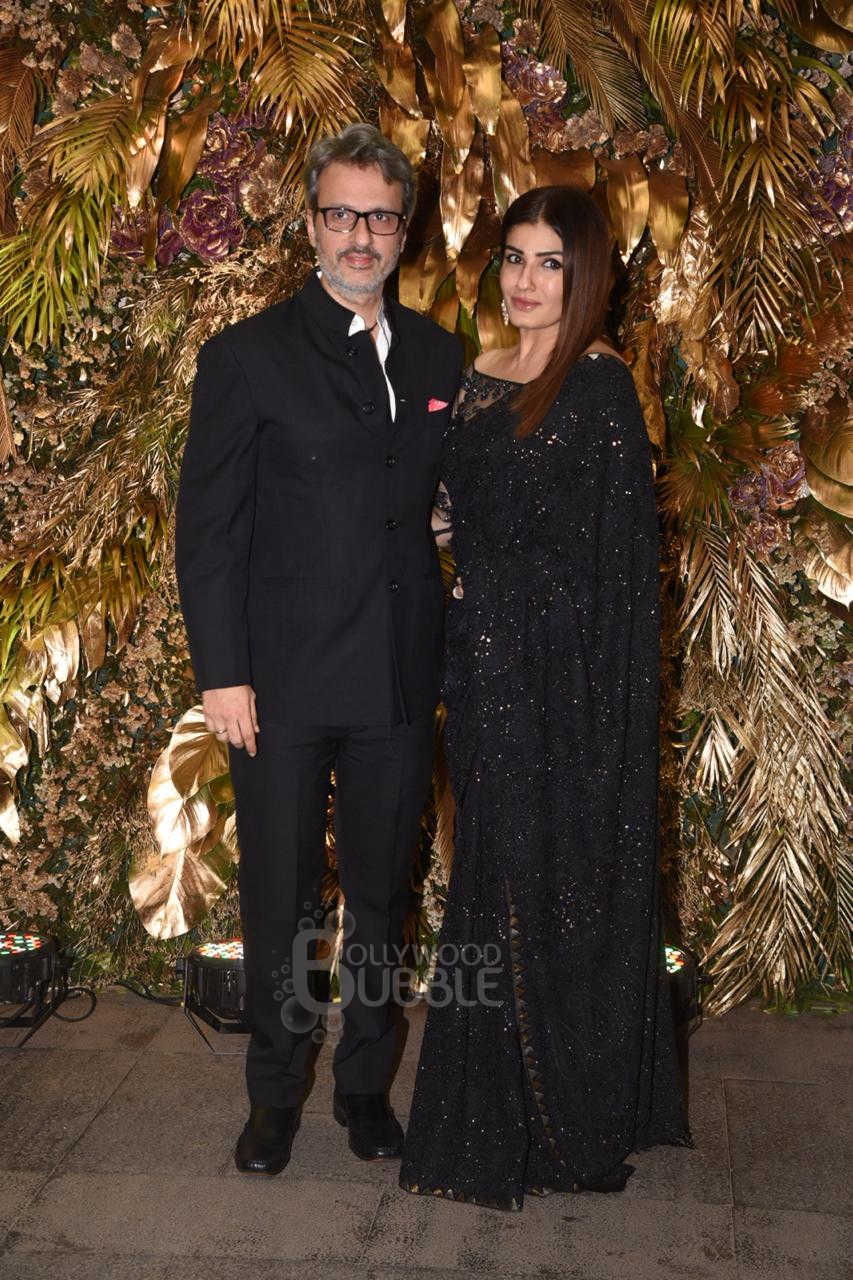 Raveena Tandon and Anil Thadani