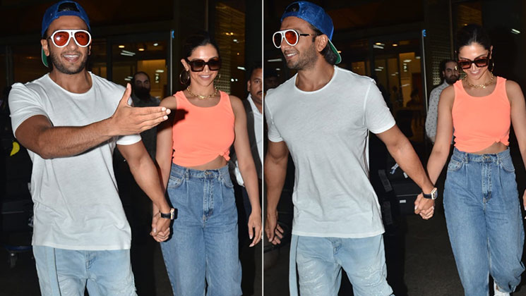 Deepika Padukone, Ranveer Singh Airport Spotted