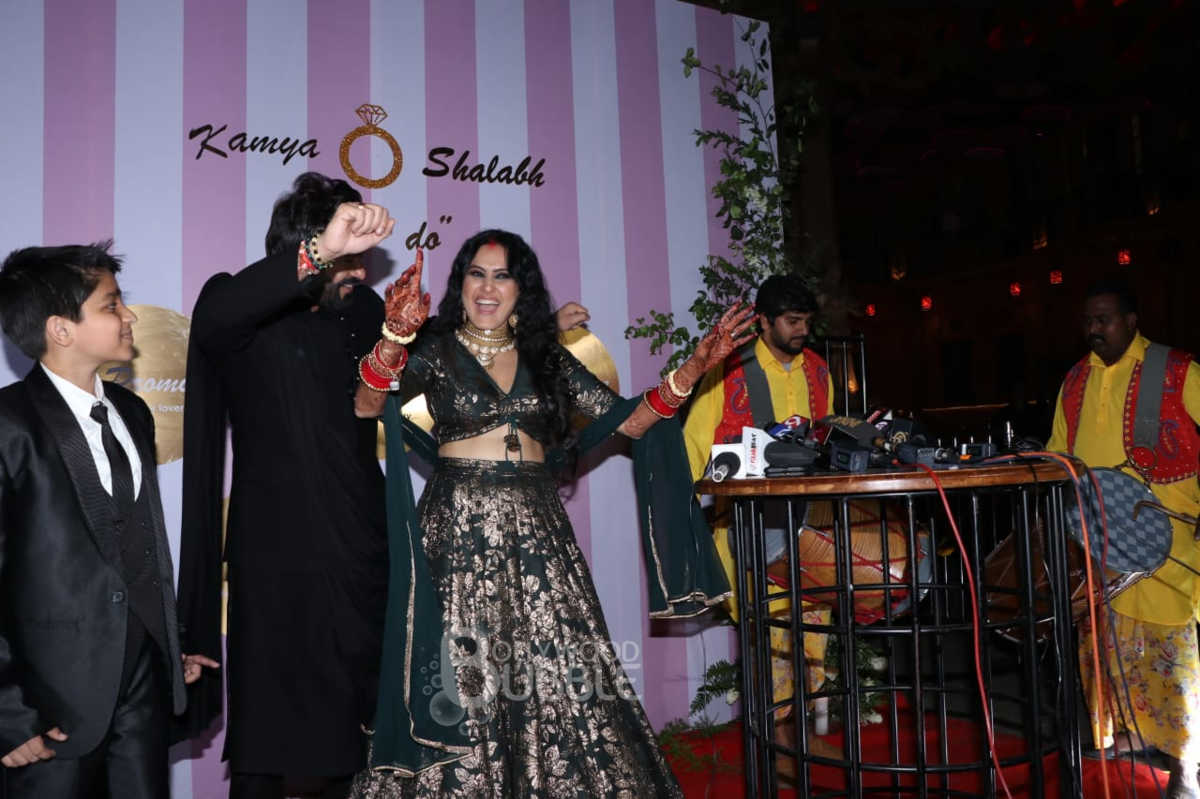 Kamya Panjabi Shalabh Dang Wedding Reception