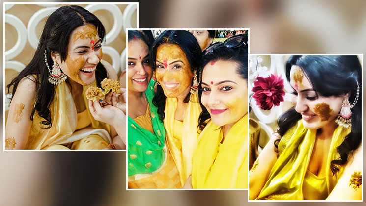 Kamya Panjabi haldi pics