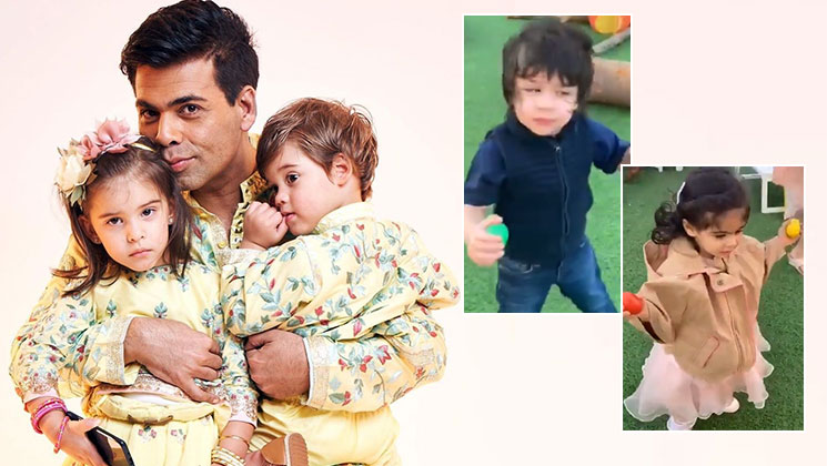 Karan Johar, Inaaya Naumi, Taimur Ali Khan, Taimur Ali Khan and Inaaya