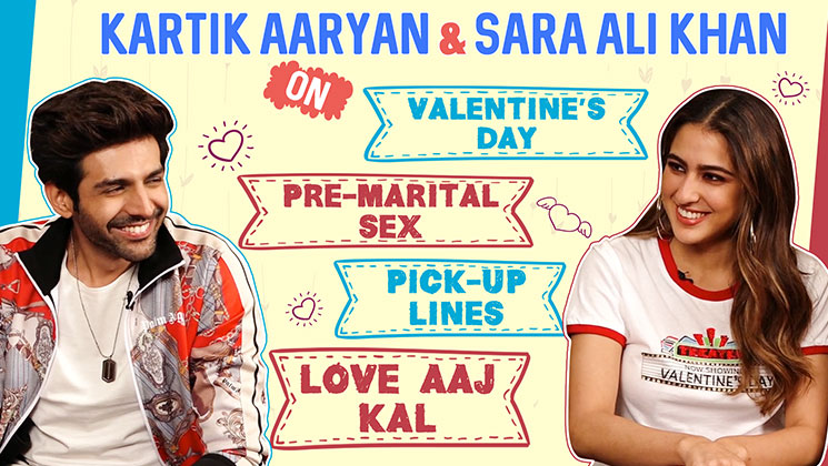 Kartik Aaryan and Sara Ali Khan-Love Aaj Kal