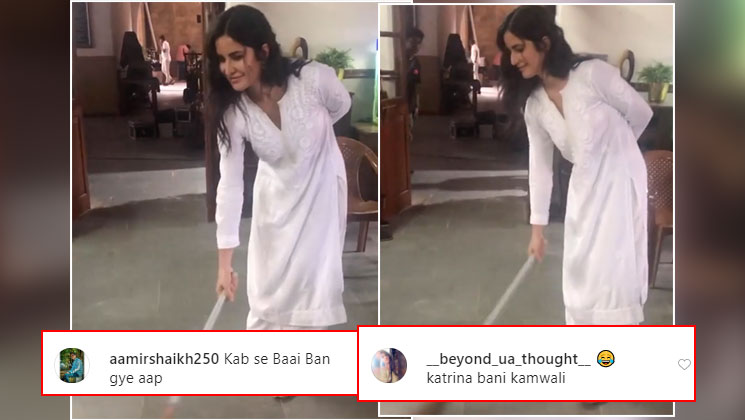 Katrina Kaif sweeps floors trolled