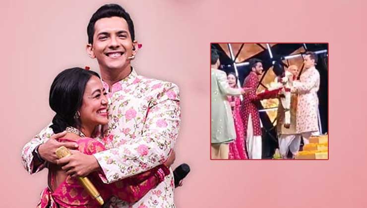 Neha Kakkar And Aditya Narayan Get Married On Sets Of Indian Idol 11 Watch Video Bollywood 