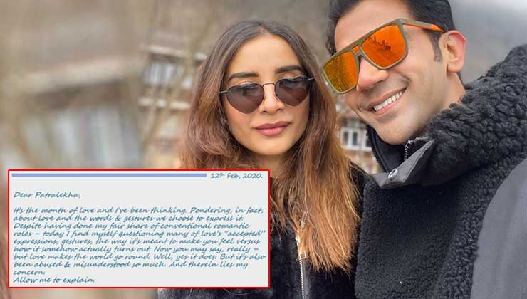 Rajkummar Rao love letter Patralekhaa