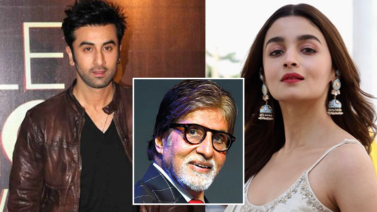 Amitabh Bachchan, Alia Bhatt, Ranbir Kapoor