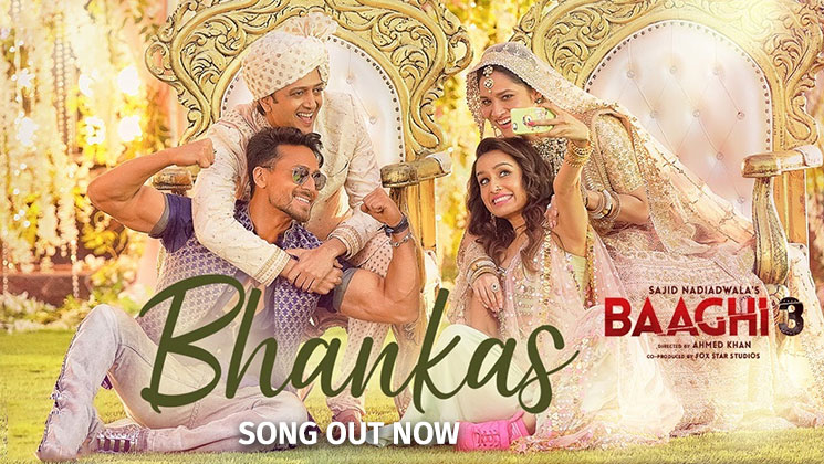 tiger shraddha baaghi 3 bhankas song