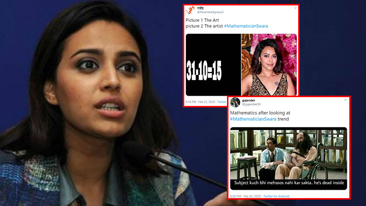 Swara Bhasker trolled age caa nrc