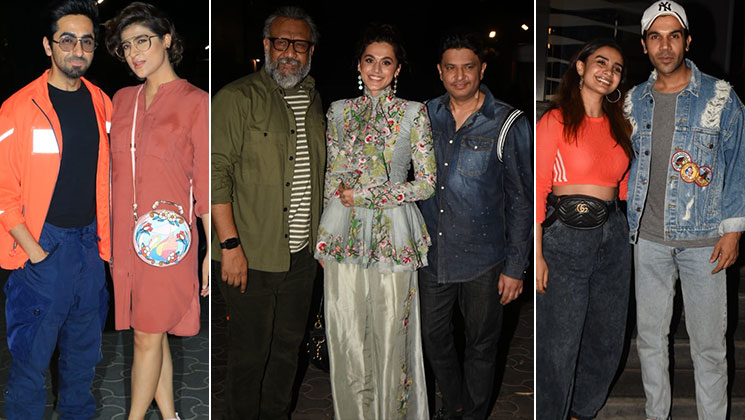 Taapsee Pannu, Ayushmann Khurrana, Rajkummar Rao-Thappad