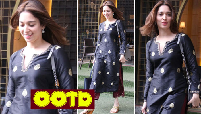 Tamannaah Bhatia gives an ethnic wardrobe inspiration in her causal day-out 
