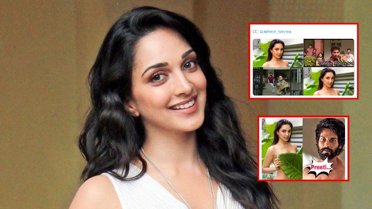 Kiara Advani dabboo ratnani calendar topless memes
