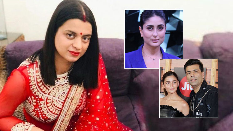 Kareena Kapoor, Rangoli Chandel, Alia Bhatt