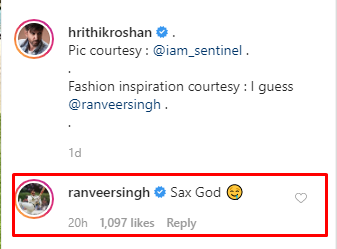 Ranveer Singh, Hrithik Roshan