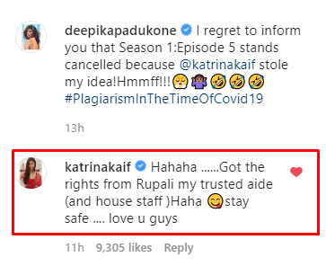 Deepika Padukone, Katrina Kaif