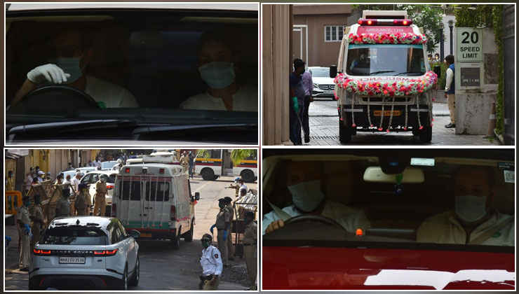 Rishi Kapoor's Last Rites