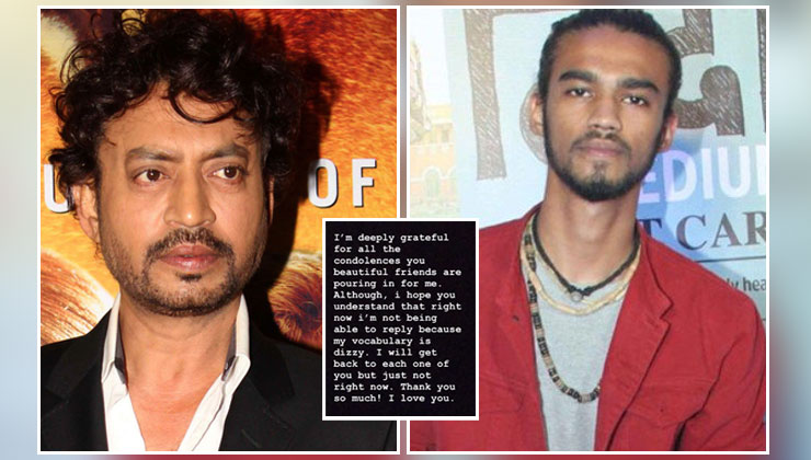 Babil Khan, Irrfan Khan